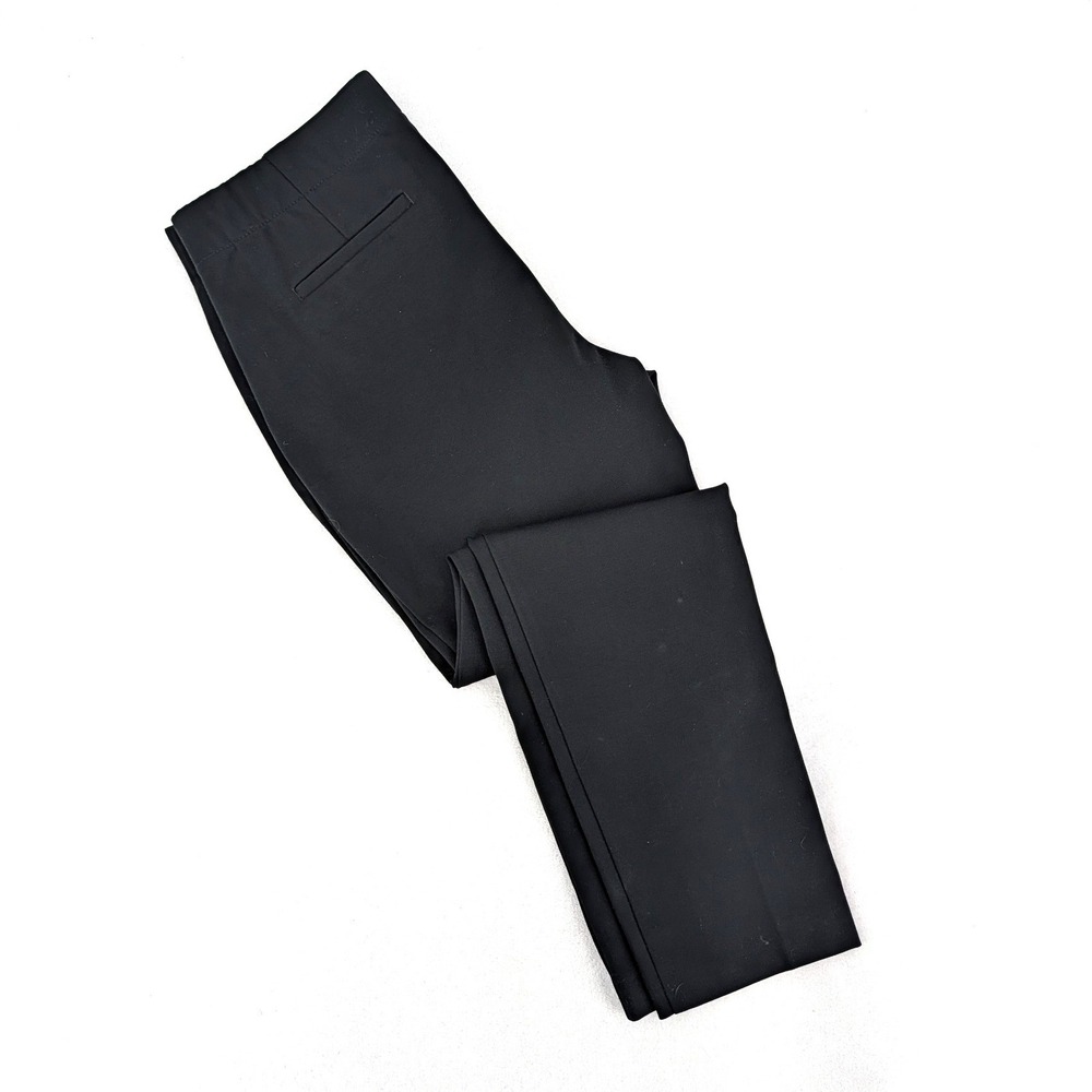 J. Jill Ponte Slim Leg Pants Black Pull On‎ Stretch Trousers Size M